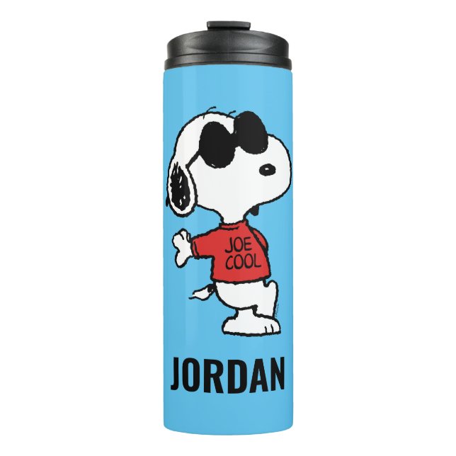 Snoopy "Joe Cool" Standing Thermal Tumbler (Front)