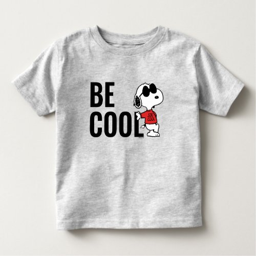 Snoopy Joe Cool Standing Toddler T_shirt