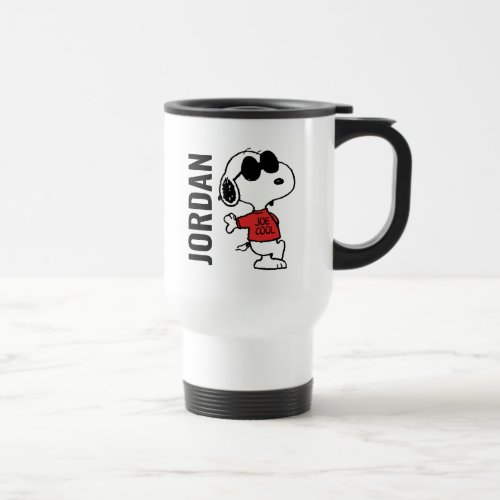 Snoopy Joe Cool Standing Travel Mug