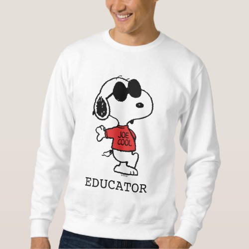 Snoopy Joe Cool Teacher Sweatshirt