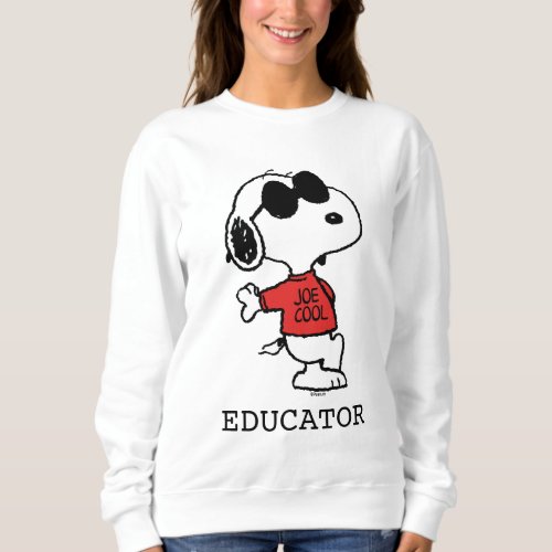 Snoopy Joe Cool Teacher Sweatshirt