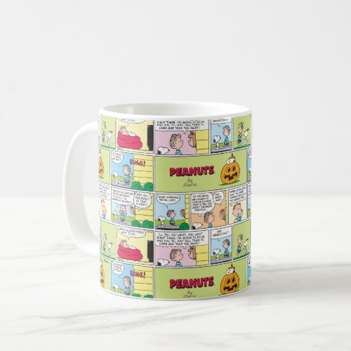 Snoopy  Linus  The Great Pumpkin News Coffee Mug