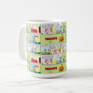 Snoopy & Linus The Great Pumpkin News Coffee Mug