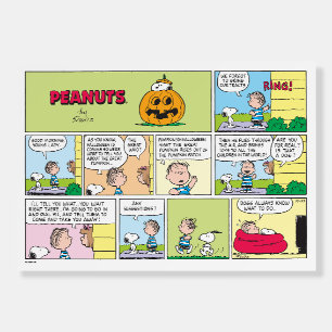 Snoopy & Linus   The Great Pumpkin News Foam Board