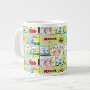Snoopy & Linus The Great Pumpkin News Giant Coffee Mug
