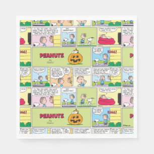 Snoopy & Linus   The Great Pumpkin News Napkins