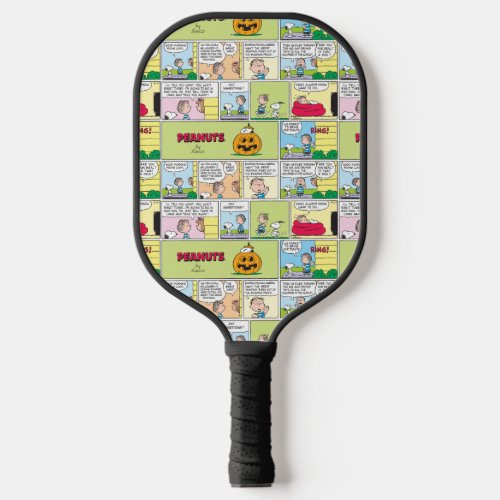 Snoopy  Linus  The Great Pumpkin News Pickleball Paddle