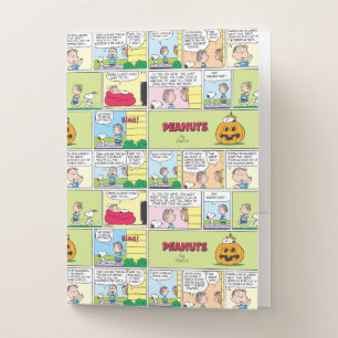 Snoopy & Linus The Great Pumpkin News Pocket Folder