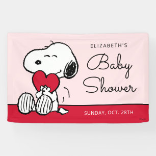 Snoopy Little Sweetheart Baby Shower Banner