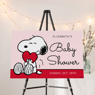 Snoopy Little Sweetheart Baby Shower Foam Board