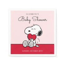 Snoopy | Little Sweetheart Baby Shower Napkins