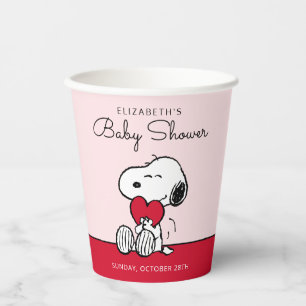Snoopy Little Sweetheart Baby Shower Paper Cups