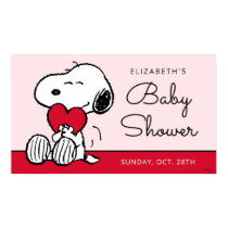 Snoopy | Little Sweetheart Baby Shower Poster