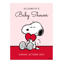 Snoopy | Little Sweetheart Baby Shower Poster