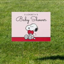 Snoopy | Little Sweetheart Baby Shower Sign