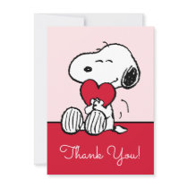 Snoopy | Little Sweetheart Baby Shower Thank You C Card