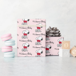 Snoopy | Little Sweetheart Baby Shower Wrapping Pa Paper