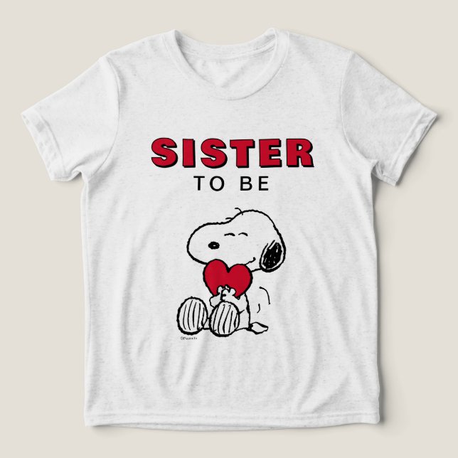 Snoopy | Little Sweetheart Tri-Blend Shirt (Design Front)