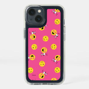 Snoopy Pink Neon Static Emoji Pattern Speck iPhone 13 Case