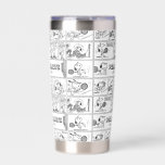 Snoopy Plays Tennis Insulated Tumbler