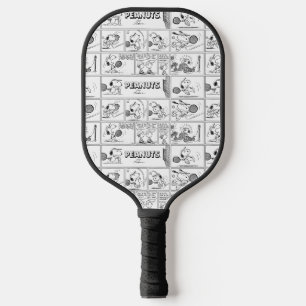 Snoopy Plays Tennis Pickleball Paddle