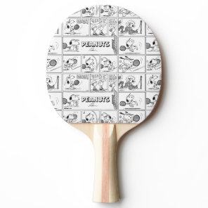 Snoopy Plays Tennis Ping Pong Paddle