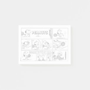 Snoopy Plays Tennis Post-it Notes