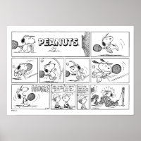 Snoopy Plays Tennis