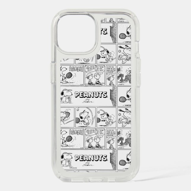 Snoopy Plays Tennis Speck iPhone Case (Front)