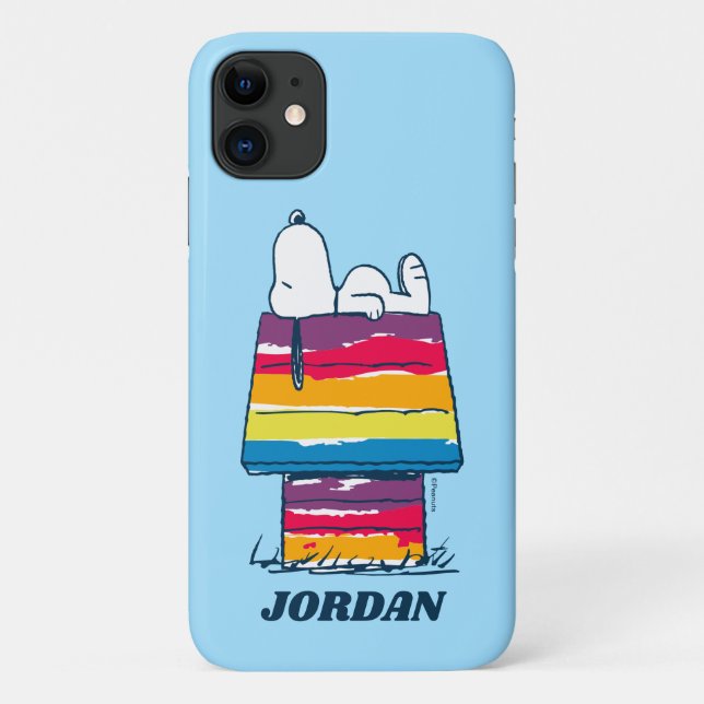 Snoopy | Rainbow Dog House Case-Mate iPhone Case (Back)