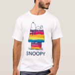 Snoopy | Rainbow Dog House T-shirt at Zazzle