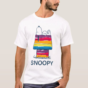 Snoopy   Rainbow Dog House T-Shirt