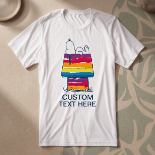 Snoopy Rainbow Dog House Tri-Blend Shirt