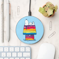 Snoopy | Rainbow Dog House Wireless Charger
