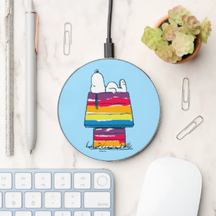 Snoopy Rainbow Dog House Wireless Charger