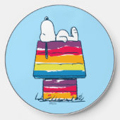 Snoopy | Rainbow Dog House Wireless Charger (Front)