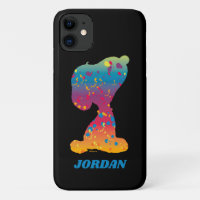 Snoopy Rainbow Graffiti Silhouette iPhone 11 Case