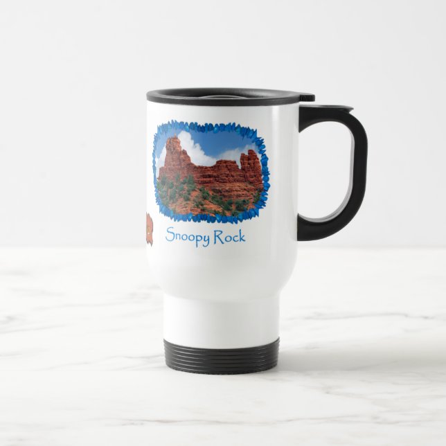 Snoopy Rock / Bell Rock Sedona Travel Mug (Right)