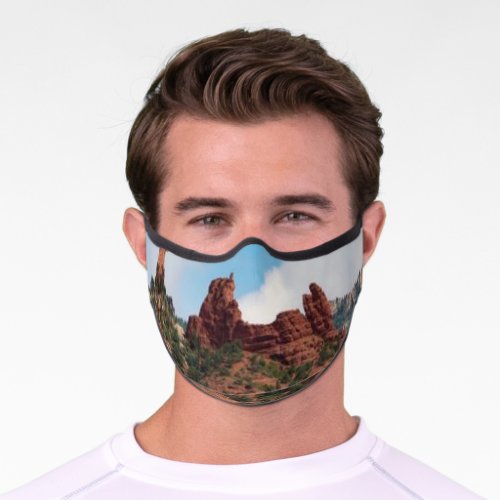 SNOOPY ROCK IN SEDONA ARIZONA CBDOilPrincess  Premium Face Mask