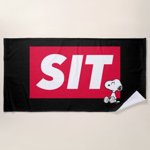 Snoopy _ SIT Beach Towel
