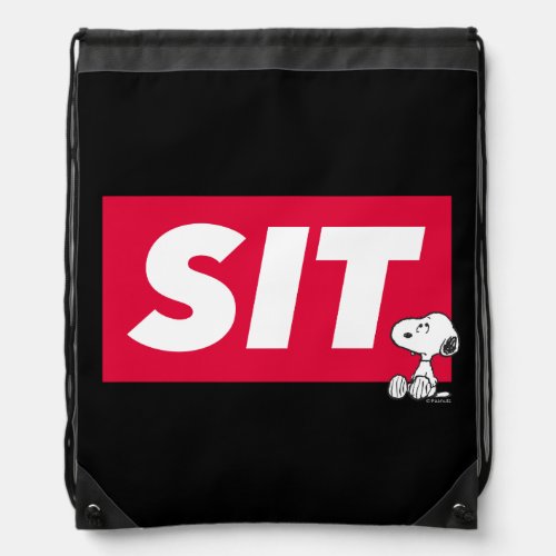 Snoopy _ SIT Drawstring Bag