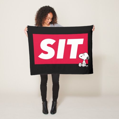 Snoopy _ SIT Fleece Blanket