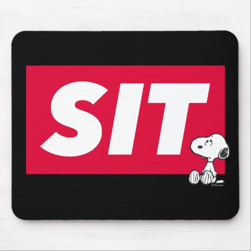 Snoopy _ SIT Mouse Pad