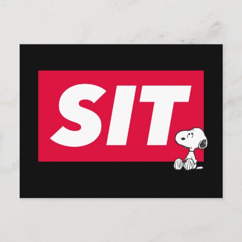Snoopy _ SIT Postcard