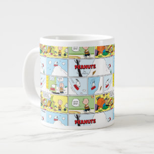 Snoopy Sled Riding Food Dish Giant Coffee Mug