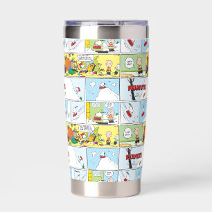Snoopy Sled Riding Food Dish Insulated Tumbler