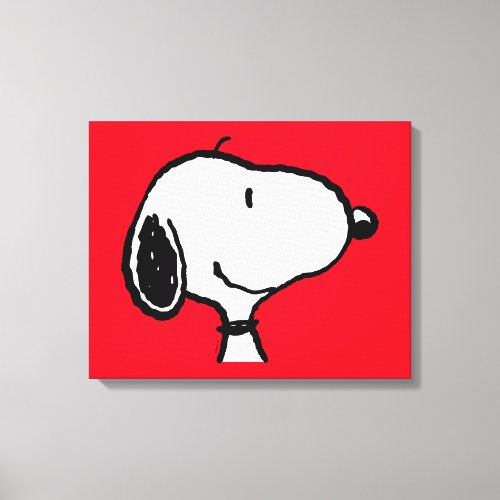 Snoopy Smile Giggle Laugh Canvas Print