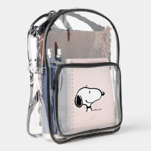 Snoopy Smile Giggle Laugh Clear Backpack