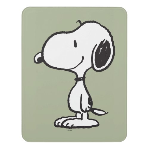 Snoopy Smile Giggle Laugh Door Sign