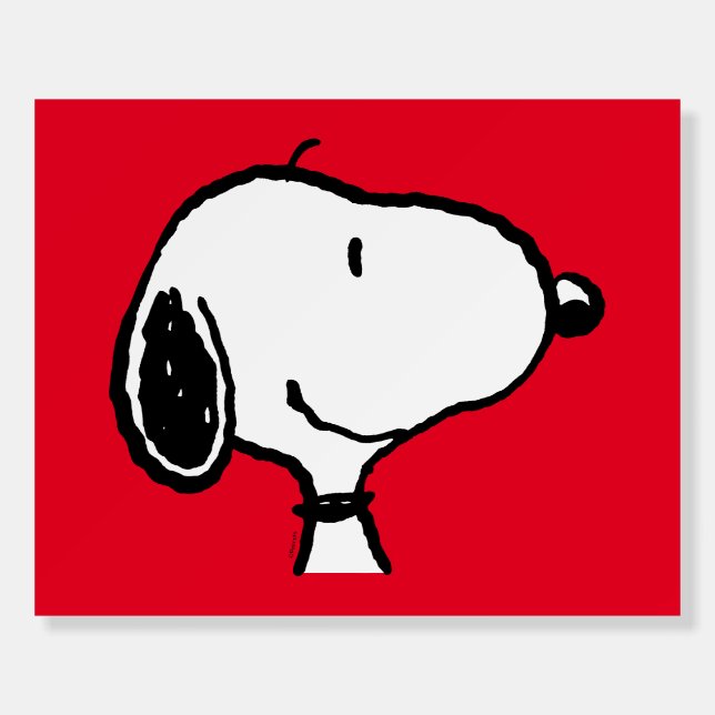 Snoopy Smile Giggle Laugh Foam Board (Front)